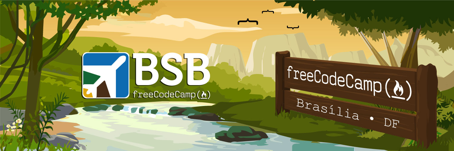 Banner freeCodeCamp Brasília