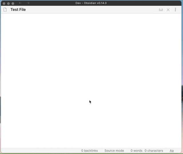 A short gif demonstraiting importing notes form Zotero into the current file