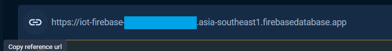 Realtime Database Reference URL