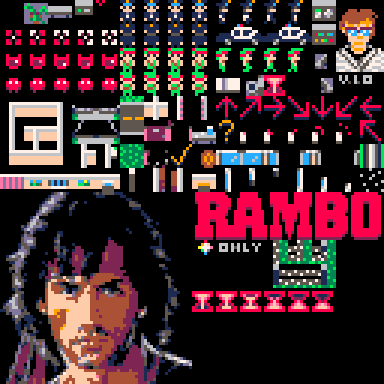 Rambo Sprites